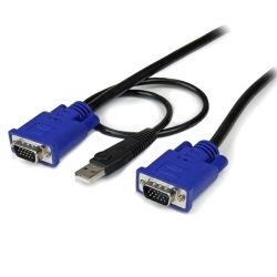 StarTech 10ft Ultra Thin USB VGA 2-in-1 KVM Cable