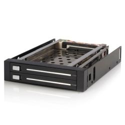 StarTech 2 Drive 2.5 inch Trayless Hot Swap SATA Mobile Rack Backplane