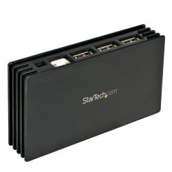 StarTech 7-Port Compact Black USB 2.0 Hub