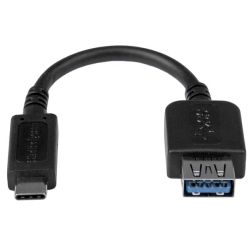 StarTech STARTECH.COM 0.15M USB-C (THUNDERBOLT3) to USB3.0 ADAPTER CABLE BLACK 2YR