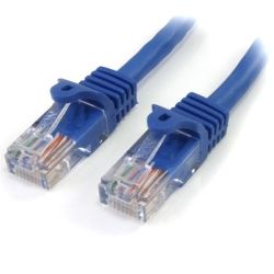 StarTech Cat5e Patch Cable with Snagless RJ45 Connectors 1m Blue