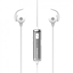 Simplecom BH310 Metal In-Ear Sports Bluetooth Stereo Headphones - White