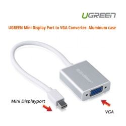 Ugreen Mini DisplayPort to VGA Converter- Aluminum Case