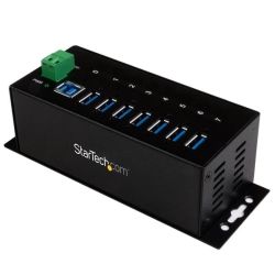 StarTech 7-Port Industrial USB 3.0 Hub - Surge Protection
