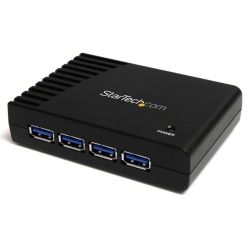 StarTech STARTECH.COM 4 Port BLACK SUPERSPEED USB 3.0 HUB 4 Port USB 3.0 HUB 2YR