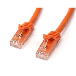 StarTech STARTECH.COM CAT6 ETHERNET CABLE 1M ORANGE 650MHZ 100W SNAGLESS PATCH CORD Lifetime WARR