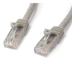 StarTech Cat6 Patch Cable with Snagless RJ45 Connectors - 1m - Gray