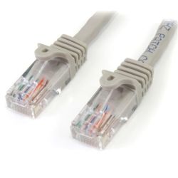 StarTech Cat5e Patch Cable with Snagless RJ45 Connectors 3m Gray