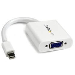 StarTech STARTECH.COM MINI DISPLAYPort TO VGA ADAPTER WHITE 3YR 