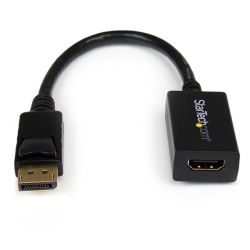 StarTech STARTECH.COM DISPLAYPort TO HDMI ADAPTER DP 1.2 TO HDMI VIDEO CONVERTER 3YR