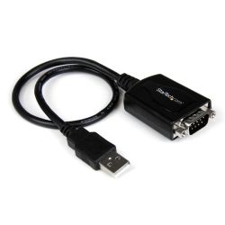 StarTech STARTECH.COM USB to RS232 DB9 SERIAL ADAPTER M to M 30CM COM RETENTION 2YR