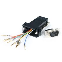 StarTech DB9 to RJ45 Modular Adapter M/F