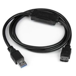 StarTech USB 3.0 to eSATA HDD/SSD/ODD Adapter Cable 3ft eSATA Hard Drive to USB 3.0 Adapter Cable SATA 6 Gbps