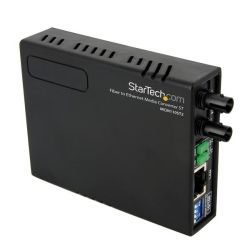 StarTech 10/100 Multi Mode Fiber Copper Fast Ethernet Media Converter ST 2 km