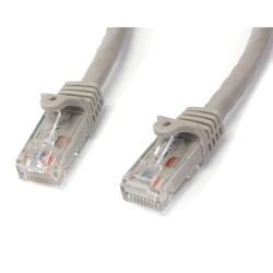 StarTech Cat6 Patch Cable with Snagless RJ45 Connectors - 15m - Gray