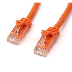 StarTech STARTECH.COM CAT6 ETHERNET CABLE 2M ORANGE 650MHZ 100W SNAGLESS PATCH CORD Lifetime WARR