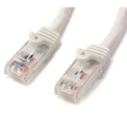 StarTech STARTECH.COM CAT6 ETHERNET CABLE 2M WHITE 650MHZ 100W SNAGLESS PATCH CORD Lifetime WARR