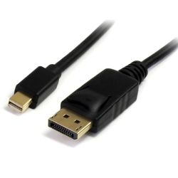 StarTech 3ft Mini DisplayPort to DisplayPort 1.2 Adapter Cable M/M - DisplayPort 4k