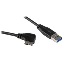 StarTech Slim Micro USB 3.0 Cable M/M Right-Angle Micro-USB 0.5m