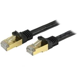 StarTech Cat6a Patch Cable - Shielded (STP) - 10ft - Black