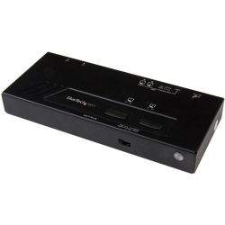 StarTech 2x2 HDMI Matrix Switch 4K with Fast Switching and Auto-Sensing