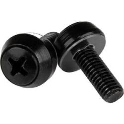 StarTech M6 Mounting Screws - 50 Pack - Black