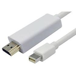 2m Mini DisplayPort Male to HDMI Male Cable
