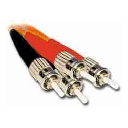 Comsol 2MTR ST-ST MULTI-MODE DUPLEX FIBRE PATCH CABLE LSZH 62.5/125 OM1