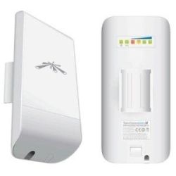 Ubiquiti LOCOM2, Indoor/Outdoor Wireless Access-Point, NanosStation M Combines Powerful airMAX CPE radio and MIMO Antenna array, 2.4GHz, 150+ Mbps, Ra