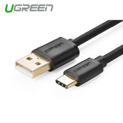 UGREEN USB 2.0 Type A Male to USB 3.1 Type-C Male Charge and Sync Cable White 1m