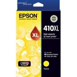 Epson 410XL High Capacity Claria Premium - Yellow Ink Cartridge (XP-530, XP-630)