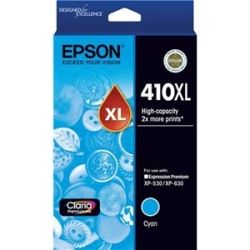 Epson 410XL High Capacity Claria Premium - Cyan Ink Cartridge (XP-530, XP-630)