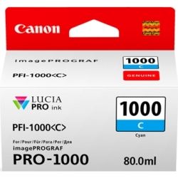 Canon PFI-1000 Cyan Ink Tank ImagePROGRAF PRO-1000