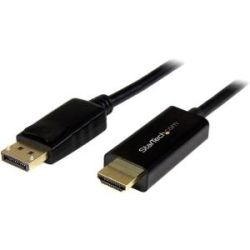StarTech STARTECH.COM 1M DISPLAYPort TO HDMI ADAPTER CABLE 4K 3YR 