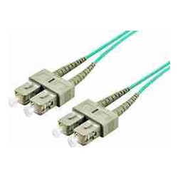 COMSOL 1MTR SC-SC MULTI-MODE DUPLEX FIBRE PATCH CABLE LSZH 50/125 OM3