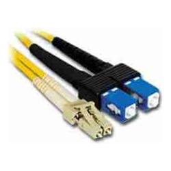 Comsol 3MTR LC-SC SINGLE-MODE DUPLEX FIBRE PATCH CABLE LSZH 9/125 OS2