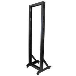 StarTech 2-Post Server Rack with Casters - 42U