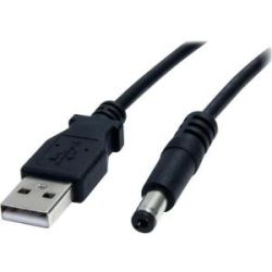 StarTech 2m USB to 5.5mm Type M Barrel Cable