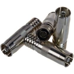 RG6 PAL Female Hex Crimp Connector - Individual