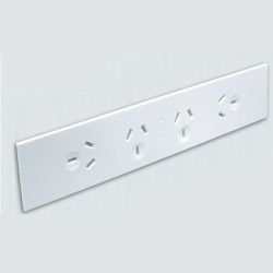 Elsafe QIKFIT Quad Auto Switched Power Outlet 4x GPO - White