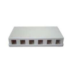 6-Port Keystone Surface Mount Box