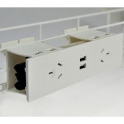 Elsafe QIKFIT Mounting Clips, Individual (NOTE - 2x Required per Qikfit tile)