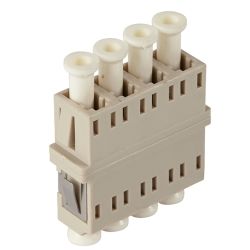 4Cabling LC/LC Coupler Quad Ceramic Sleeve Multimode OM1