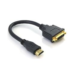 4Cabling 15cm DVI D Female to HDMI Male Adapter