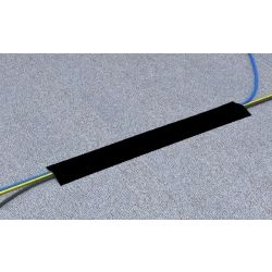 4Cabling Cable Cover for Carpet Black 900mm