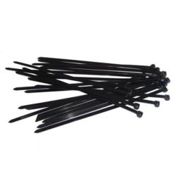 Cable Ties 100mm x 2.5mm (4) Black : Bag of 100