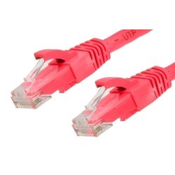 0.25m Cat6 RJ45-RJ45 Network Cables - Red