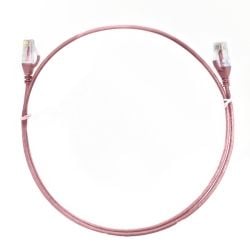 2m Cat6 RJ45-RJ45 Ultra Thin LSZH Network Cables - Pink