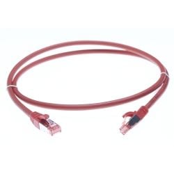 4Cabling Cat6a S/FTP LSZH 1m RJ45-RJ45 Network Cable Red