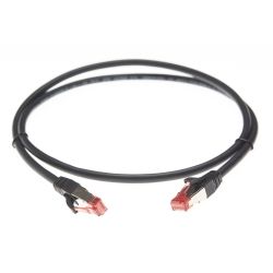 4Cabling Cat6a S/FTP LSZH 1.5m RJ45-RJ45 Network Cable Black